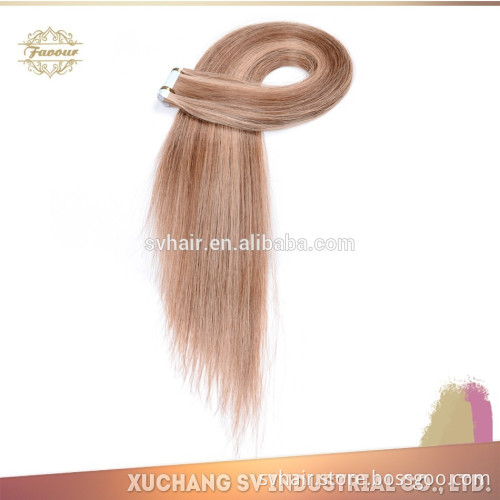 2015 New Arrivalling Best Quality Tape Hair Extensions Remy Hair pu skin weft P-color wholesale hair
